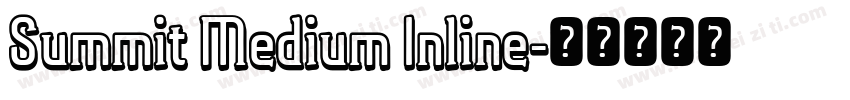 Summit Medium Inline字体转换